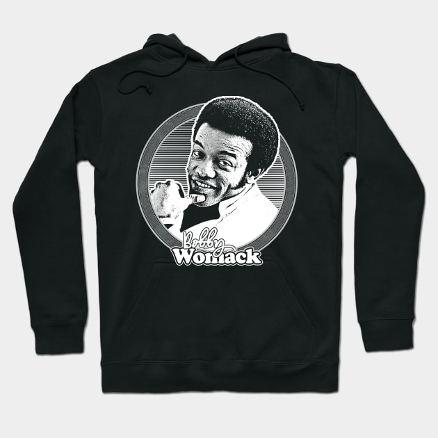 Bobby Womack /// Retro Style Fan Art Design Hoodie by DankFutura